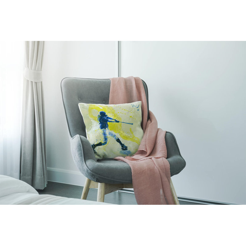 Baseball Square Cushion