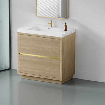 Meuble-lavabo sur pied 36 po avec lavabo