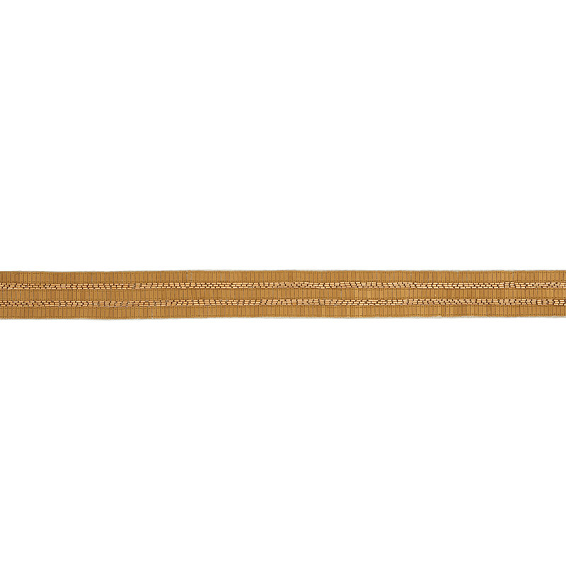 Trento Fabric, Brown/Metallic