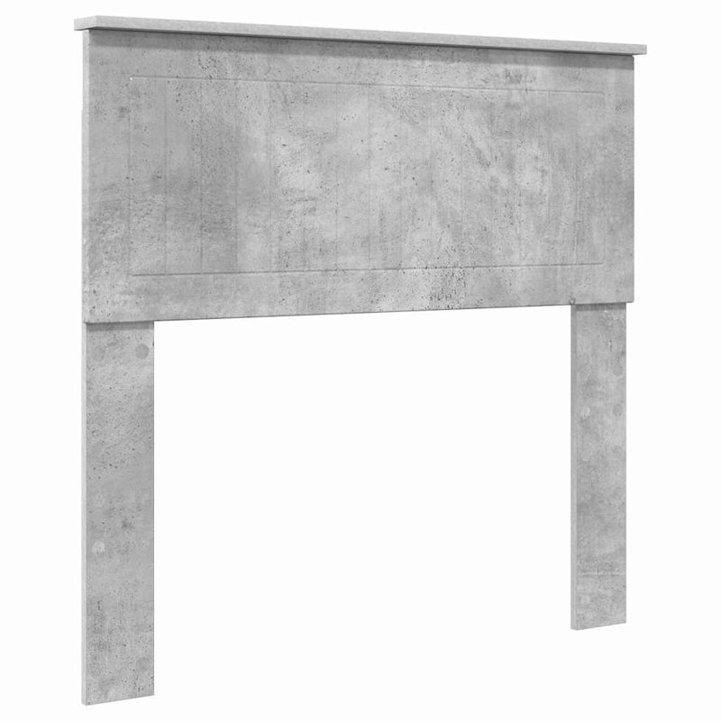 UK Single Headboard, Concrete Grey