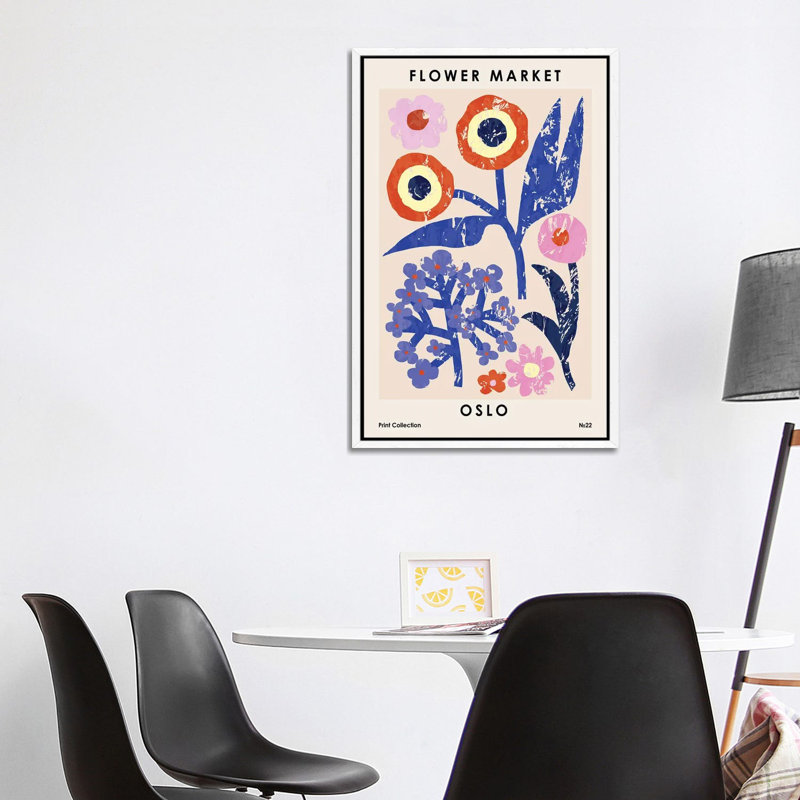 Flower Market. Oslo by NKTN - Gallery-Wrapped Canvas Giclée on Canvas, Classic Wood, 152.4 cm H x 101.6 cm W