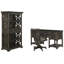 Bureau avec chaise et bibliothèque-125422283