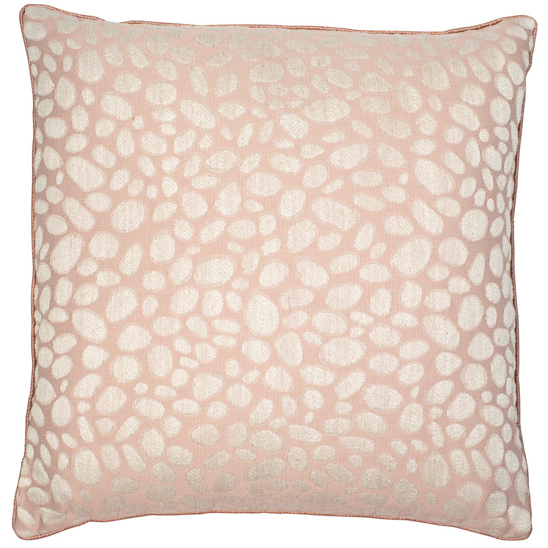 Burhardt Square Throw Cushion, Blush, 50 x 50cm