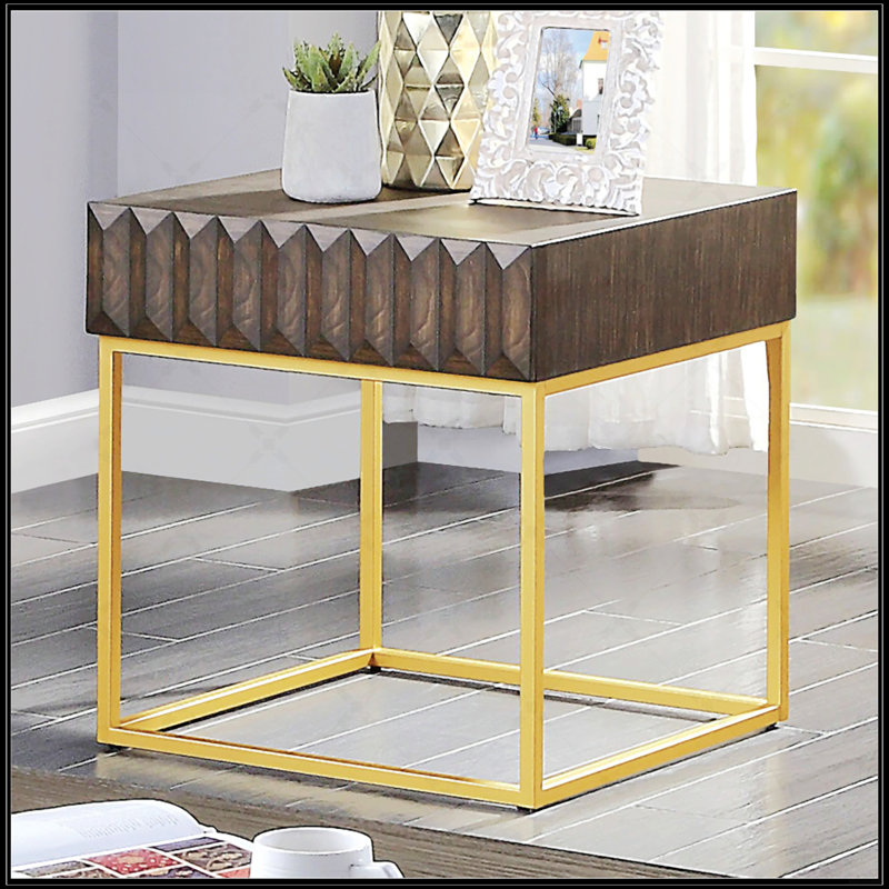 Contemporary Style End Table
