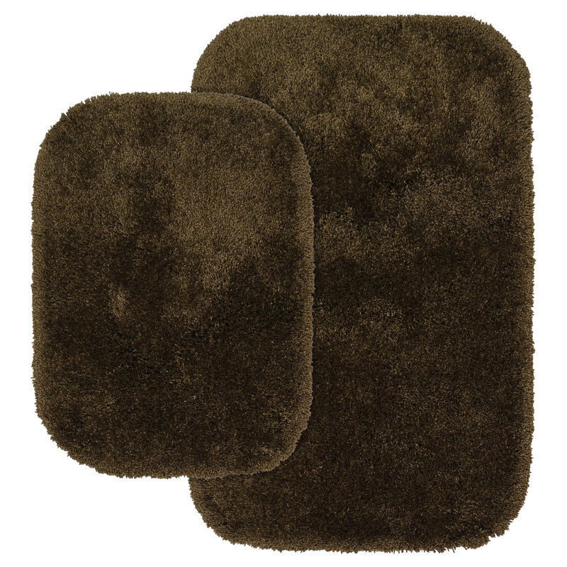 Billye Bath Rug Set, Chocolate