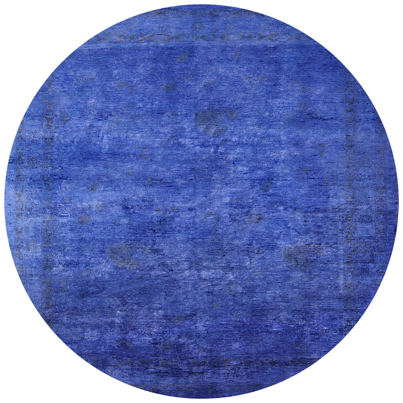 Tapis bleu Palazzo, Rond 6 pi