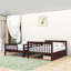 Lit superposé double en bois avec tablettes Harolene Kids-105557129-191909549