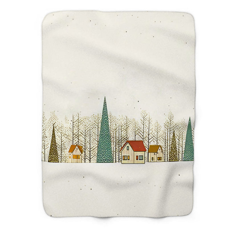 Cozy Snowflakes - couverture 1 pièce, Lit simple