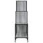 Zampa 92cm W Metal Step Bookcase-1154401445