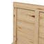 Outsunny 130cm W 47.5L Water Resistant Fir Solid Wood Deck Box in Brown