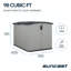 Remise de rangement horizontale en résine avec couvercle coulissant l 57,5 po x P 79,75 po Suncast
