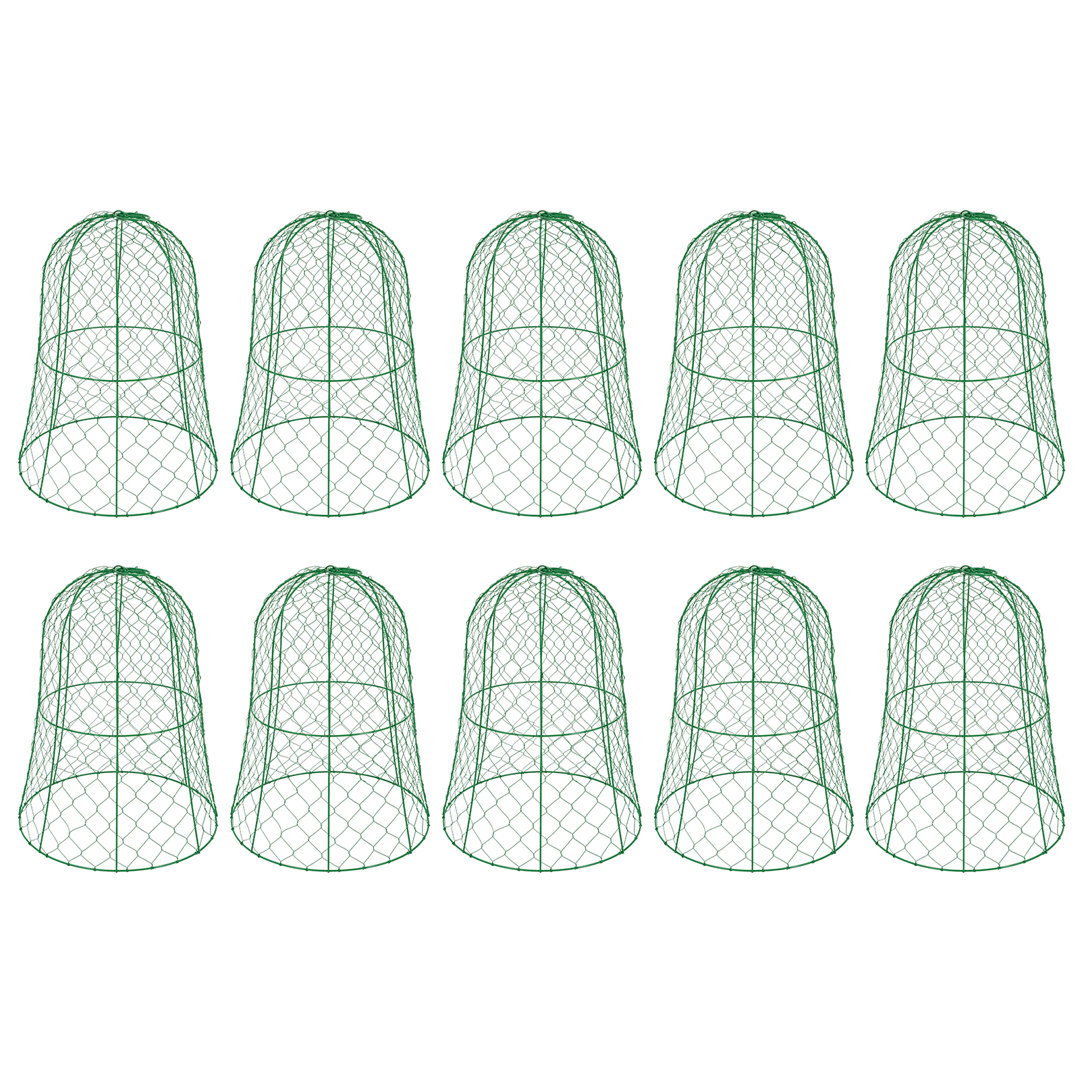 YaoTown Plant Protector and Cover Garden Wire Cloche Accessory (Set of 10) YaoTown 