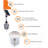 Light My Shed IV Solar LED Area Light with 2-Light Integrated Bright White Light Bulb