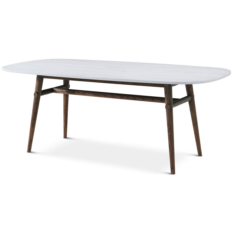 Madrid/WRC Dining Table, Brown, 30" H x 78.74" L x 39.37" W