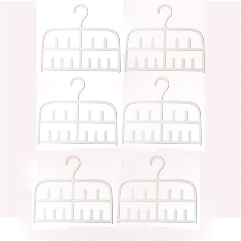 Cintre antidérapant double couche et multifonctionnel, 6