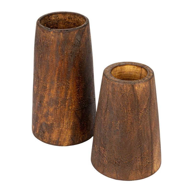 Vase de table en bois Zenepe