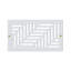 Registres muraux et de plafond Stellar Air White avec vis en laiton - 2 x 8 (ouverture de conduit) 4 x 10 - Taille totale-122943476-132271392-132271395