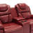 Home Theater Seating Manual Recliner Loveseat With Hide-Away Storage, Cup Holders And LED Light Strip For Living Room-1468253201
