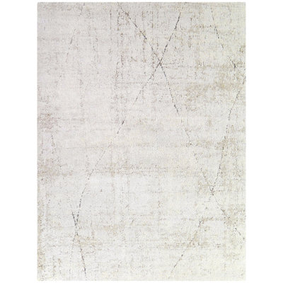 Kupang Cream Modern Abstract Area Rug