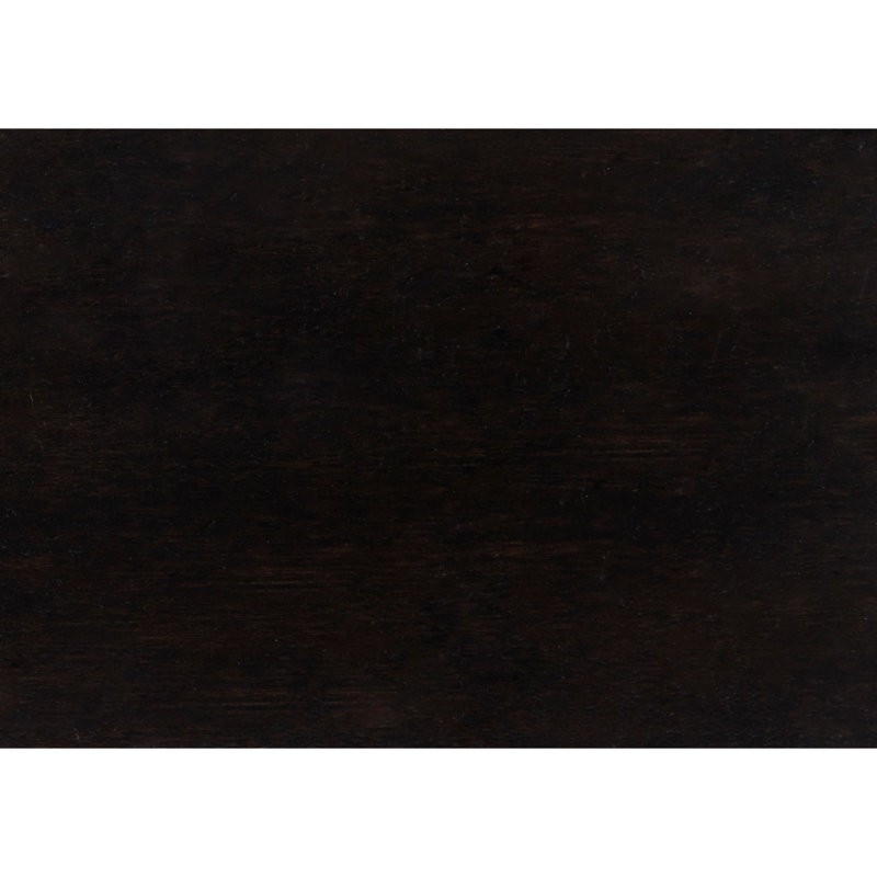 Miroir de commode Vix, cadre arqué classique 39 x 42, bois brun anthracite