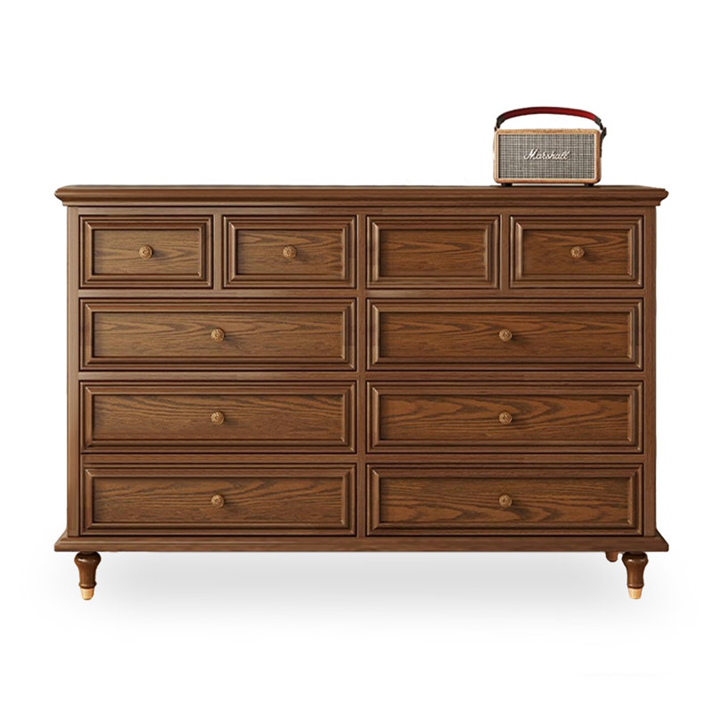 Armoire d'appoint en bois manufacturé et noyer clair clair, Noyer clair