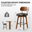 Tabouret de comptoir pivotant Ikhlas-1219811379-1212109785-1212109784
