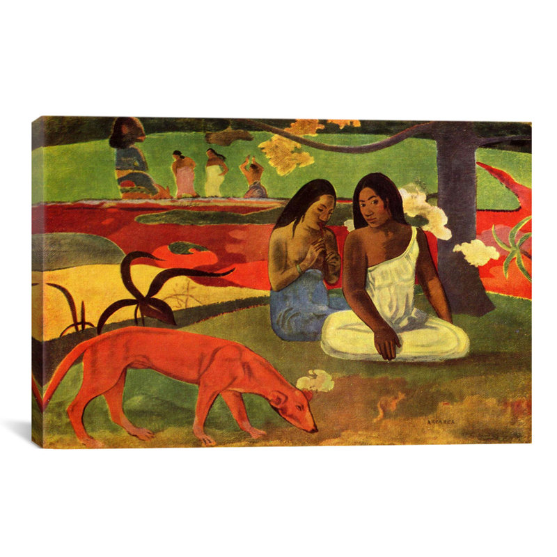 Paul Gauguin Arearea 1892 Wrapped Canvas Print, 18" x 26"