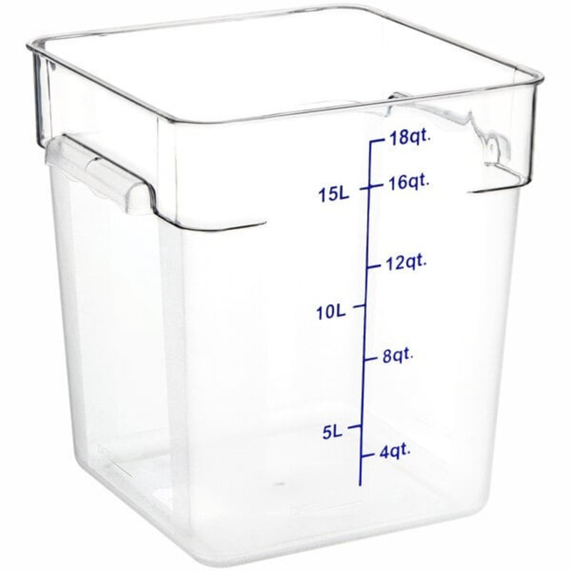 Choix de 18 pintes Contenant alimentaire transparent en polycarbonate