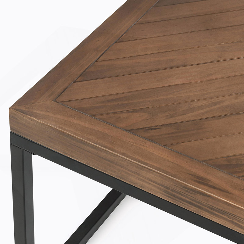 Table basse carrée 30 po Chantel Amande