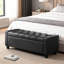 Faux Leather Upholstered Storage Bench-531835489