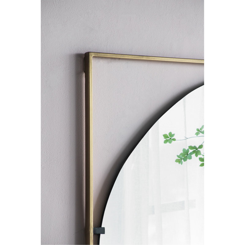 Miroir mural Watervliet, H 31,9 po x l 31,9 po