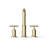 Purist Deck-Mount Bath Faucet Trim for High-Flow Valve with Cross Handles-6919707