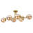 Sputnik Modern Linear Semi Flush Mount