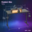 Aayliah Metal Base Computer Desk-737094933