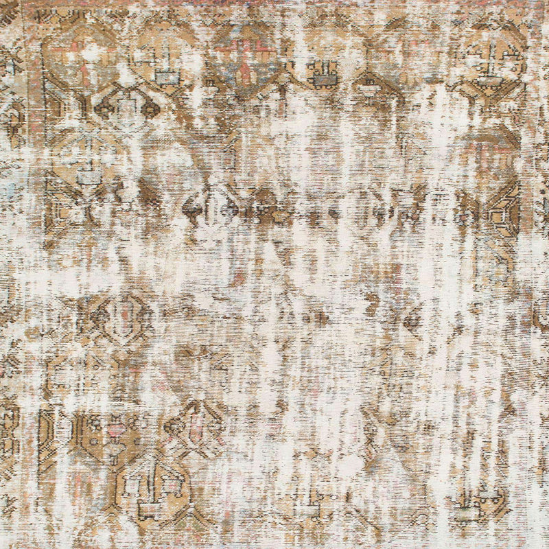 Tapis abstrait moderne 837, Carré 3 pi