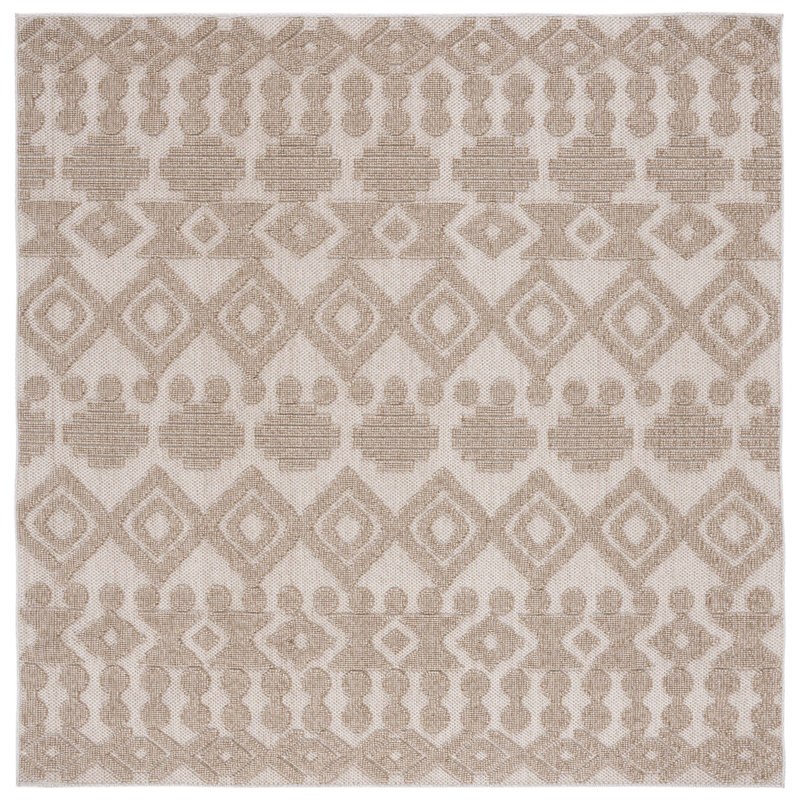 Tapis d'intérieur / extérieur Schaffa Performance Southwestern, Carré 6 pi 7 po