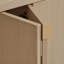 Buffet moderne à trois sections en finition chêne naturel