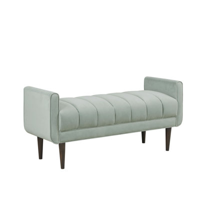 Manoliu Polyester Upholstered Bench -  Corrigan StudioÂ®, 40ECDD64D4574ED6A7A5F500C48AD8F4