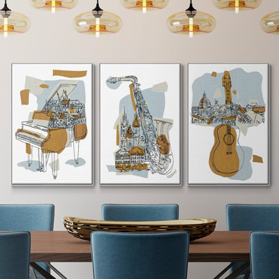 " Rehearsal I " 3 - Pieces