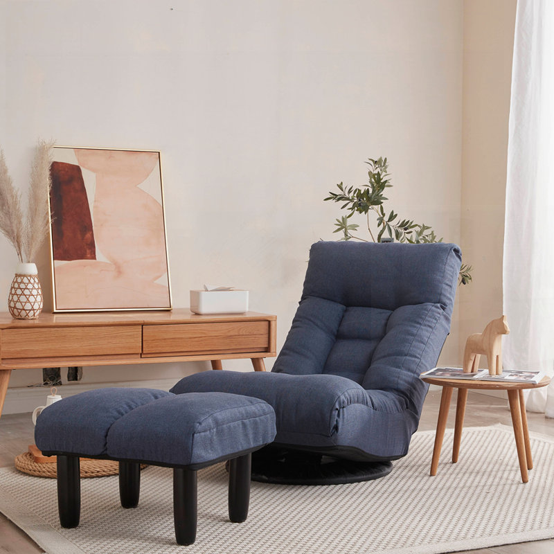 Adjustable Floor Chair Single Sofa, Reclining Japanese Tatami Balcony Chair For Ultimate Relaxation And Comfort