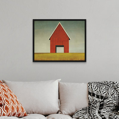 "Red Barn Summer" par Ryan Fowler-impression d’art graphique sur toile
