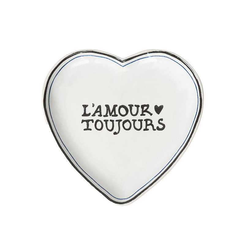 L'amour Toujours 7" Heart Tray