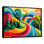 Épique prairies paysages I - paysages abstraits, art mural, salon