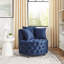 Chaise pivotante en velours-1282290957