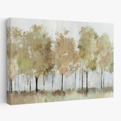 Trees And Forest  Sunny Forest Trees Art