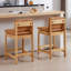  Tabourets de bar en bois à hauteur de comptoir de 26 po Alresford-106804057