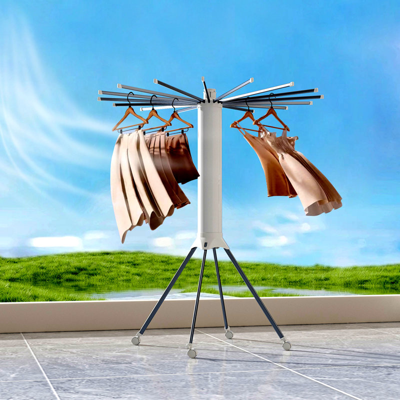 Séchoir à vêtements portatif pliable pour diverses occasions et espaces