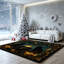 Tapis antidérapant Mystical Black Cat Celestial Moon-2078314196