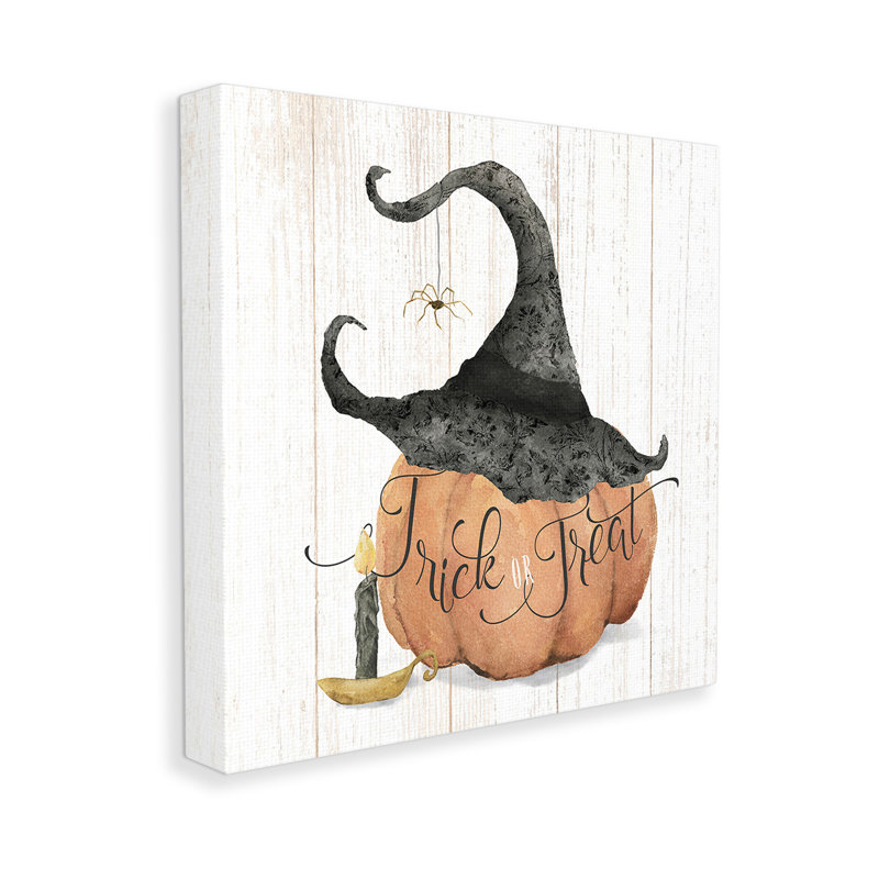 «Pumpkin And Witch Hat» par Deane Beesley sur, H 17 po x l 17 po x P 1,5 po