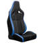 2 sièges de nouveau seau de course Universal 2PC